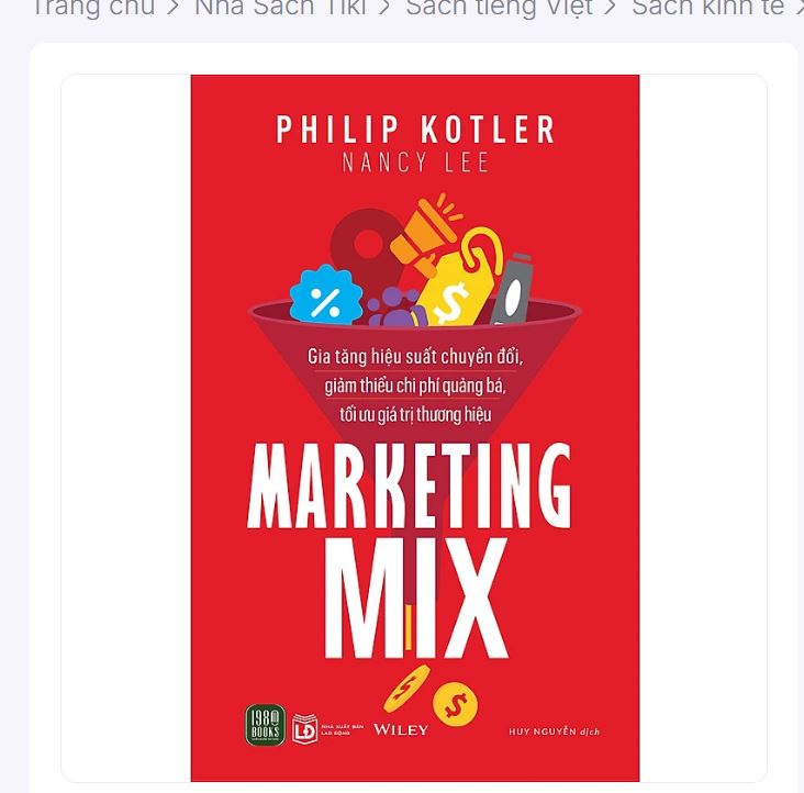 REVIEW SÁCH MARKETING MIX – PHILIP KOTLER & NANCY LEE
