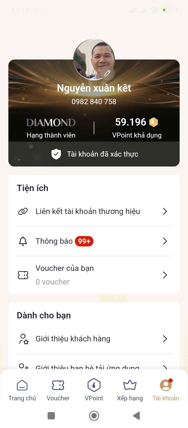 DỊCH VỤ NÂNG HẠNG VINCLUB CỦA KOMA